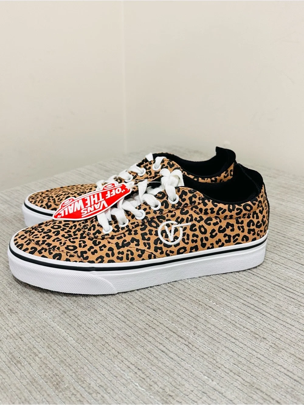 Women's Vans Sport Vulc Lace Up Skate Shoes Cheetah Print Size 7.0 NWT